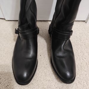 Women's Black Leather Boots